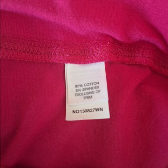 Make + Model Womens Drawstring Lounge Pants Pink Wide Leisure Comfort XL - Picture 6 of 9